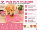 Grabix Pets Silicone Lick Mat for Dogs – Slow Feeder Enrichment Mat with Scraper & Cleaning Brush